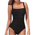 thumbnail image 2 of Trajes de baño de una pieza, traje de baño cerrado de talla grande, Push Up, trajes de baño femeninos para piscina, ropa de playa, 2 of 3