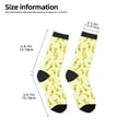 thumbnail image 2 of Honeii Bananas Print Children's Colorful Socks,Unisex Kids and Toddlers' Cushioned Sock,Kids Athletic Crew Socks,for Everyday Wear and Sports, 2 of 5