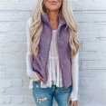 thumbnail image 2 of Heliisoer Veste Sans Manches à Poches pour Femmes avec Fermeture Éclair Couleur Unie, 2 of 8