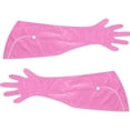 thumbnail image 3 of Set of 50 Veterinary Long Dressing Gloves,33.5In Red Disposable Plastic Artificial Insemination Gloves for Veterinarians and Cleaning, 3 of 6
