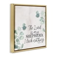 thumbnail image 3 of Stupell Industries The Lord Script with Eucalyptus Spiritual Painting Gold Floater Framed Canvas Art Print Wall Art, 25 x 25, 3 of 9