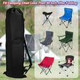 thumbnail image 6 of Uxcell 47" Foldable Camp Chair Replacement Bag 900D Oxford Large Mouth Carry Bag for Outdoor Camping Black, 6 of 6