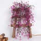 thumbnail image 2 of Guirnalda de seda artificial colgante para vallas, escaleras y cestas colgantes para decoración de exteriores. Rosa roja, 2 of 8
