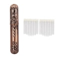 thumbnail image 2 of yuksok Self-threading Needles Sewing Needles Storage Case Bronze 24Pcs Needles, 2 of 9