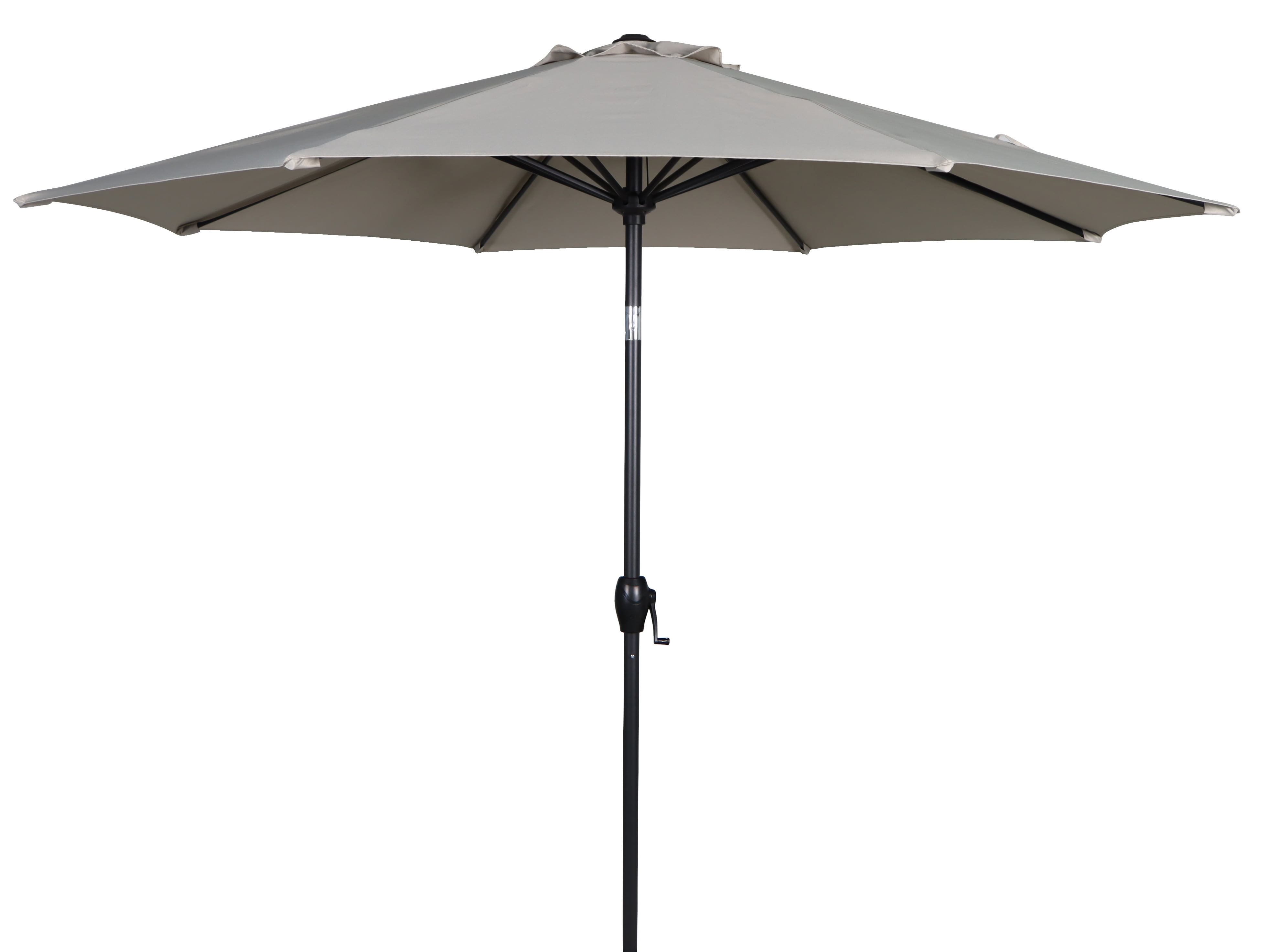 Mainstays 9ft Stone Round Outdoor Tilting Market Patio Umbrella with Crank