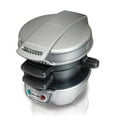 Hamilton Beach Breakfast Sandwich Maker, Silver, 25475