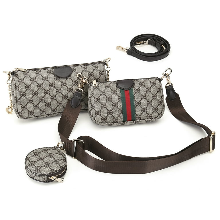 Twenty Four Checkered Crossbody Bags For Women's Stylish Designer Purses  And Handbags With Coin Purse Including 3 Size Bag 