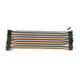 thumbnail image 2 of Kit de cables de puente para placa de pruebas, cables de cinta, varios tamaños, 4", 8" y 12" 40 piezas F a F 20cm, 2 of 9