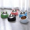 thumbnail image 4 of Cuenco doble para perros y gatos, juego de cuencos de agua y comida para mascotas con botella dispensadora de agua automática extraíble, 4 of 5