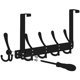thumbnail image 5 of Ounissouiy Ganchos para puerta Soporte para colgar Perchero montado en la pared Bolsa de ropa de acero inoxidable Estante para colgar sombreros Juegos de accesorios de baño No.01, 5 of 8