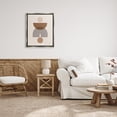 thumbnail image 3 of Stupell Industries Brown & Beige Shapes Abstract Painting Gray Floater Framed Art Print Wall Art, 25 x 31, 3 of 10