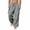Dark Gray, variant on KIHOUT Pants for Men Cargo Sweatpants Rope Loosening Waist Color Pocket Trousers Loose Sports Trousers