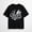 Black, variant on Cheer Mom Biggest Fan Cheerleader Black Yellow Gold Pom Pom T-Shirt