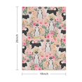 thumbnail image 3 of 4 Pcs Funny Kitchen Towels,Husky Dog Flower Floral Microfiber Dish Towels,Kitchen Tea Towels,Kitchen Towel Set (18" X 26"), 3 of 3