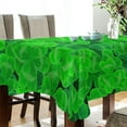 thumbnail image 3 of Coolnut St Patrick's Clover Tablecloth Rectangle Colorful Table Cloth Large Square Table Cover for Dining Kitchen Party 54"x72" Decor Gift, 3 of 7