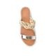 thumbnail image 3 of SANDALIA PISO CALZADO DAMA 559 55901002 dorado 24 559 55901002, 3 of 3