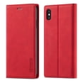 thumbnail image 3 of Compatible with iPhone X / XS Wallet Case, PU Leather Flip Folio Case with Card Holders RFID Blocking Kickstand [Shockproof TPU Inner Shell] Phone Cover For iPhone X / XS, Red, 3 of 11