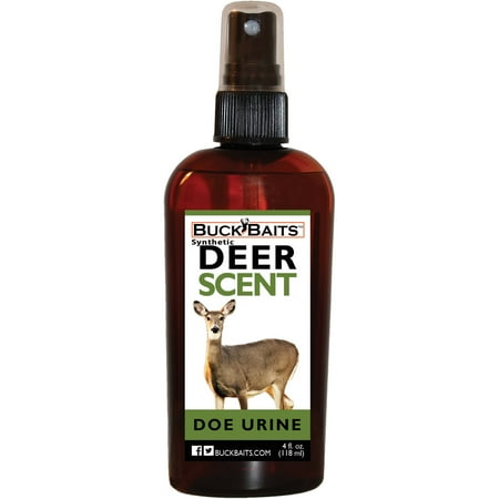 Doe Urine Deer Scent - Buck Baits Synthetic Deer Doe Urine Scent 4 oz.