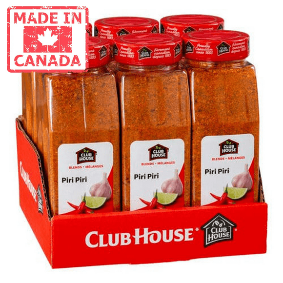 Clubhouse Mix Seasoning Piri Piri 700g (1.54 lbs) (6/Case) - Spicy and Tangy Blend