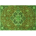 thumbnail image 1 of Ahgly Company Indoor Rectangle Medallion Green Traditional Area Rugs, 2' x 5', 1 of 1