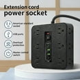 thumbnail image 2 of Barre d'Alimentation 16-en-1 avec Interrupteur et Protection contre les Surtensions, Rallonge de Voyage avec Ports USB, Rallonge Électrique pour Prise, Rallonge 6,5 Pi Interrupteur Marche/arrêt, 2 of 7