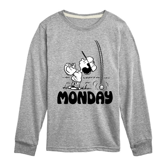 Peanuts - Lucy Monday - Toddler & Youth Long Sleeve Graphic T-Shirt
