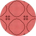 thumbnail image 1 of Ahgly Company Indoor Square Patterned Ferrari Red Area Rugs, 3' Square, 1 of 6