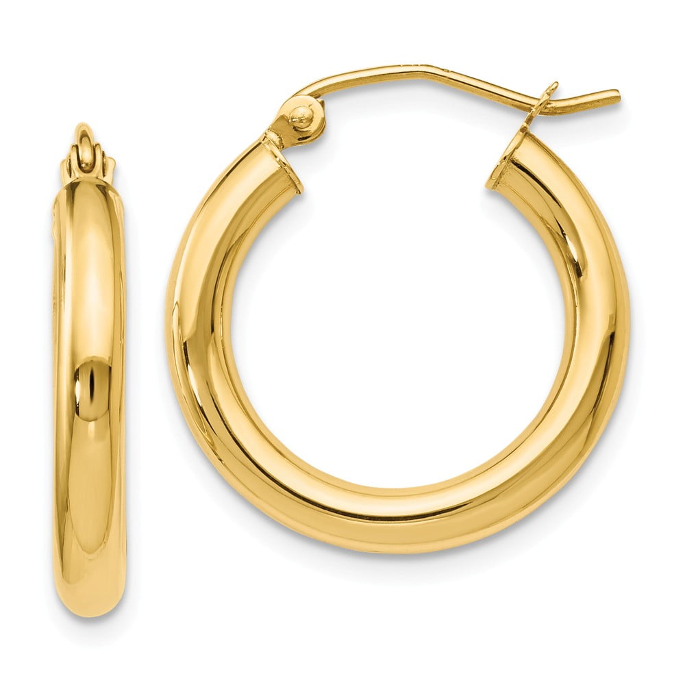 14 kt Yellow Gold Leslie's 14k Polished Hoop Earrings 