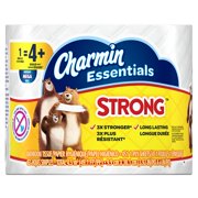 Charmin Essentials Strong Toilet Paper, 1 Mega Rolls, 451 Sheets Per Roll