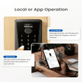 thumbnail image 6 of DESLOC Smart Lock D110 Plus, Deadbolt Smart Lock with Built-In WiFi, App Control, Fingerprint Entry,Keyless Lock For Front Door,IP54, BHMA Grade 3, Silver, 6 of 10