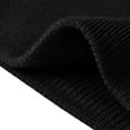 thumbnail image 2 of LONKITO Mens Hats Winter Unisex Brimless Beanie Warm Reflective Knitted Wool Hat Black Beanies, 2 of 4