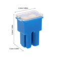 thumbnail image 2 of Automotive Fuse Block 2Pcs For Vehicle Operation Green Square Design Houses Fuses Prevents Overloads And Short Circuits, 2 of 4