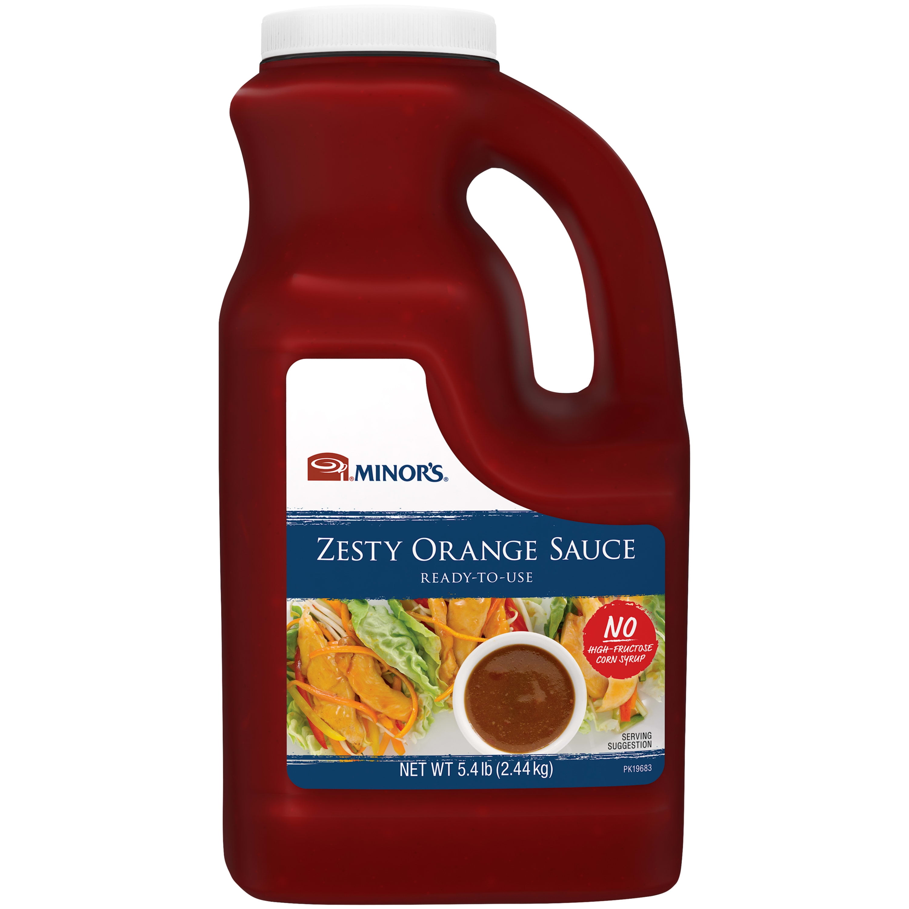 Minor's Zesty Orange Sauce, Ready to Use Asian Style Sauce, 0.5 Gallon