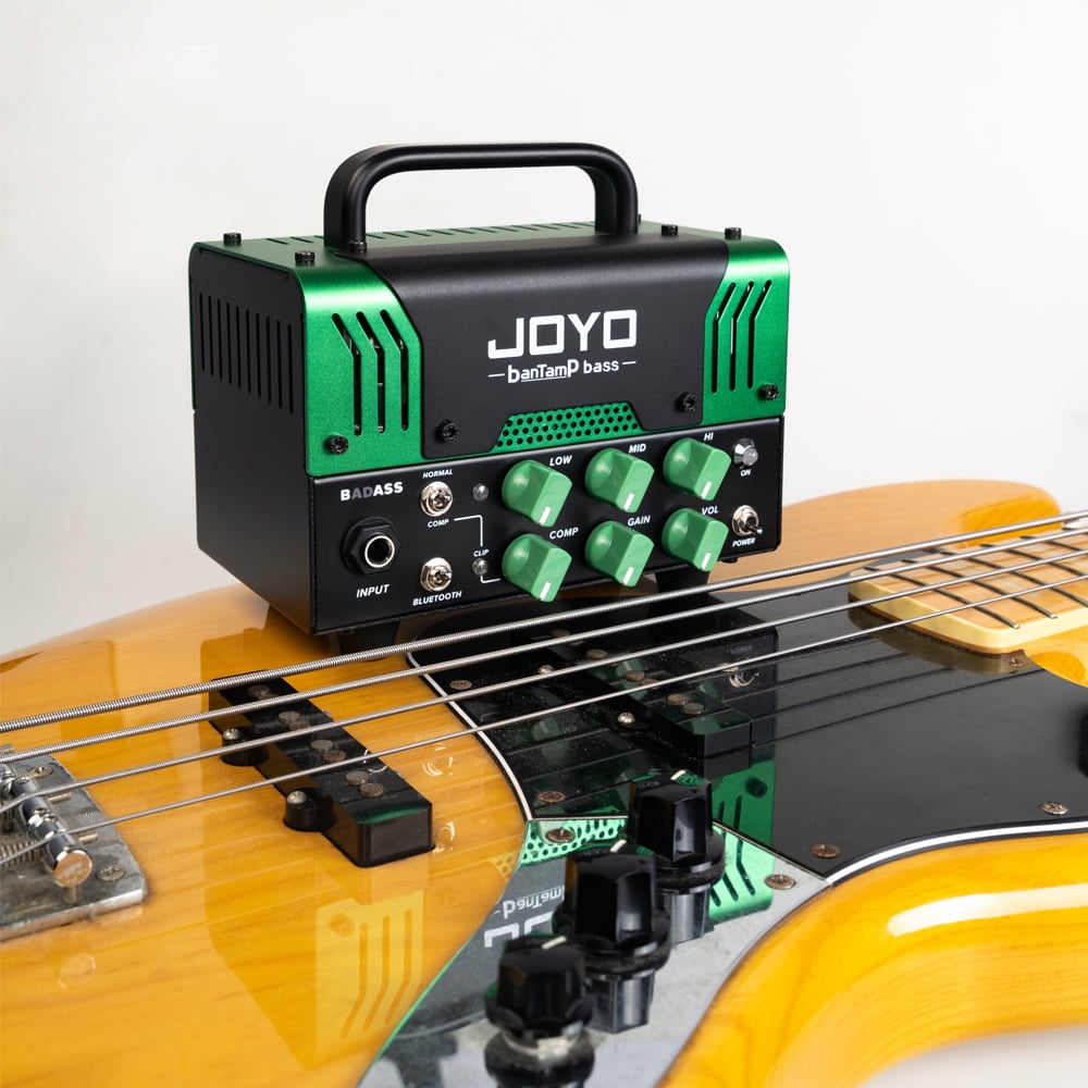 Joyo BADASS 50W Bass Amp Hybrid Tube Amplifier with Headphone, Compressor EQ Band