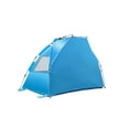 thumbnail image 5 of Deluxe Large Easy Up Beach Cabana Tent Sun Shelter, Blue, 5 of 10