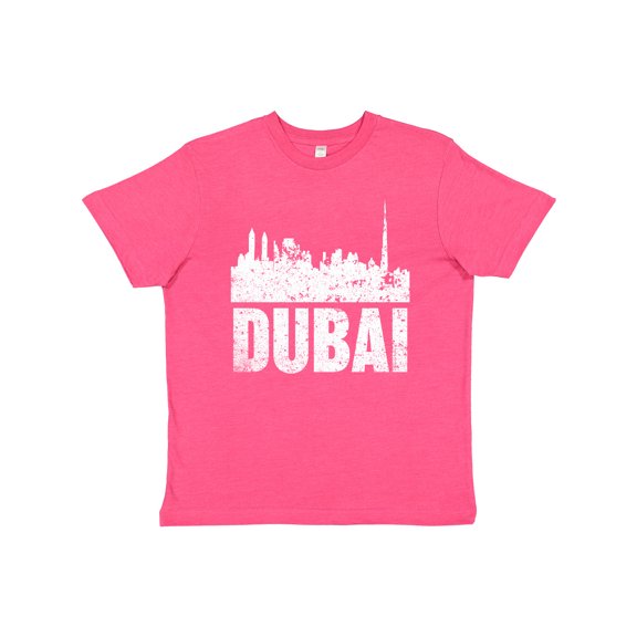Inktastic Dubai City Skyline with Grunge Youth T-Shirt