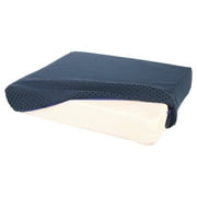 Carex Memory Foam Seat Cushion for Kitchens, Offices, Cars and Outdoors, Navy Blue