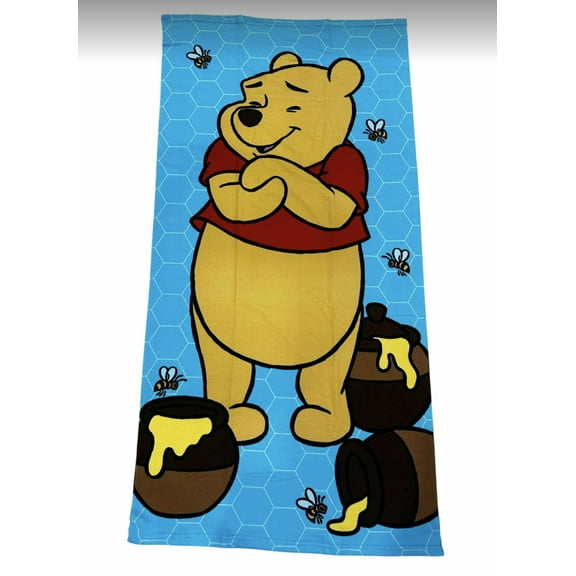 Winnie The Pooh Microfiber Pool Bath Beach Towel 27"x54"