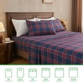 thumbnail image 3 of Gogreen 4PC Deep Pocket King Sheet Set Fit 14", Breathable Microfiber Super Soft King Size Sheet Set, Luxury Hotel Style Home Decor King Bed Sheet Set, Gift for Women, Men -, 3 of 12