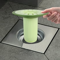 Kchsji Universal Toilet Floor Drain Cover, Odor Proof Automatic Closure Drain Seal, Easy Install Bathroom Shower Kitchen Sink Drain Plug, Waterproof Filter Floor Drain Core for Household Use