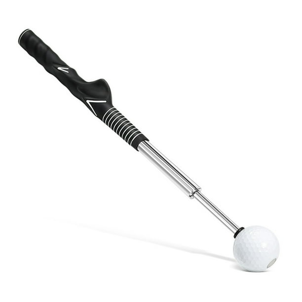 Toystoory Corrector de postura de entrenador de oscilación de palo de práctica, accesorio de equipo deportivo de tamaño compacto, Golf Negro