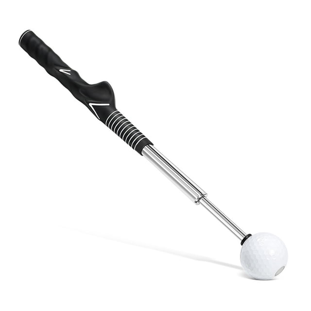 Eigraketly Practicar Stick Swing Trainer Corrector de postura Mano de obra Equipo deportivo para principiantes Ayuda de entrenamiento Suministros Golf Negro