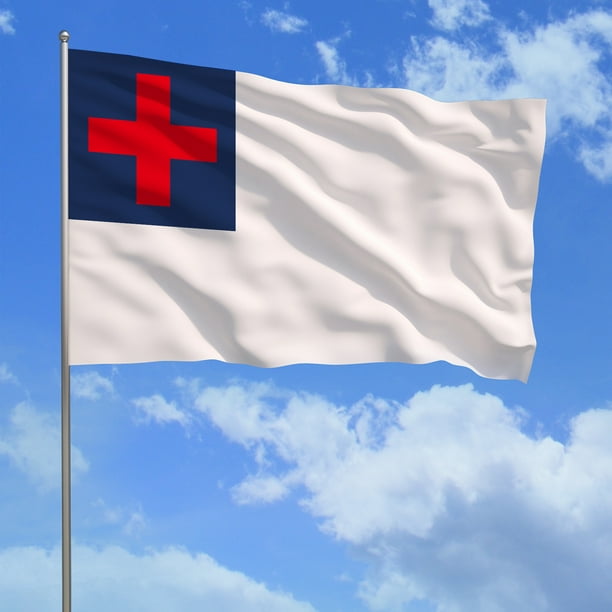 Christian Flag - Jesus Flag Christian Flag 3x5 Outdoor Flags Religious