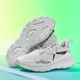 thumbnail image 3 of Men's & Women's Cushioned Walking Shoes - Lightweight Sneakers Big Size Available for, Gym, - Unisex Athletic Footwear  with Insole & MD Sole, /Fabric Upper, Low-Top Round Toe Design -, 3 of 6
