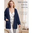 thumbnail image 6 of DAKIMOE Sleep Cardigans Robe Bed Jackets for Women Toasty Cozy Sherpa Coat Cloud-Soft House Jacket Loose Oversized Fleece Fuzzy Outwear, S-XXL, 6 of 8
