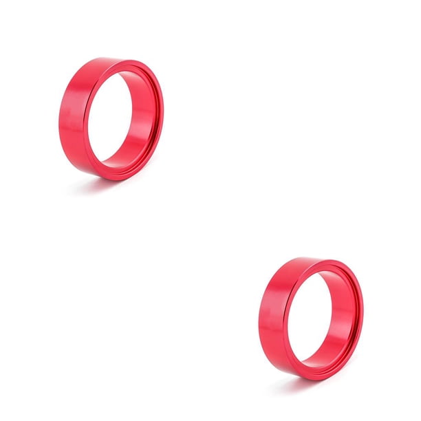 Naiovety Convertidor de auriculares para bicicletas, cojinete de bicicleta de aleación de aluminio, adaptador de conversión de mantenimiento Rojo 55-44MM 2piezas Naiovety CBP389493