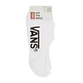 thumbnail image 3 of Vans No Show Socks 3 Pairs Mens Socks Size XXXS, Color: White, 3 of 3