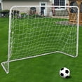 Zeny Steel Football Soccer Goal Target Net 6' x 4' Shooting Training