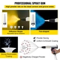 thumbnail image 4 of Dranite 50W 45L High Power Electrostatic Powder Coating Machine System with Spray Gun, 450g/min Fast Coating for Industrial Use - WX-958 Model, 4 of 6