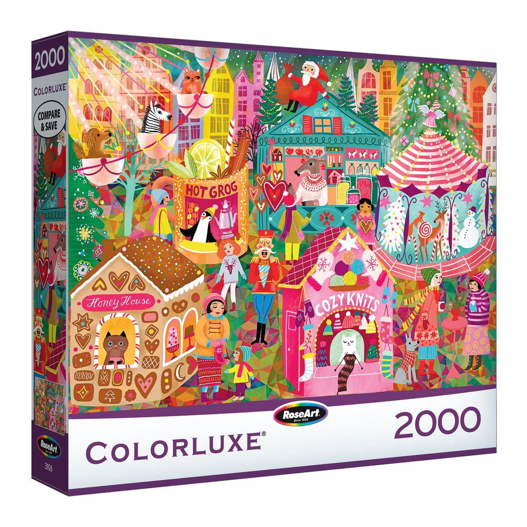 Colorluxe 2000pc Cozy Christmas Market